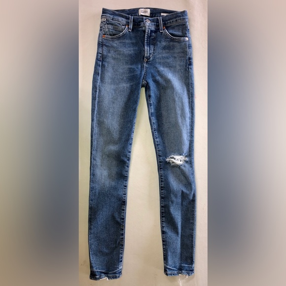 Citizens of Humanity Rocket Ankle Distressed Skinny Jeans (25) - Picture 3 of 16